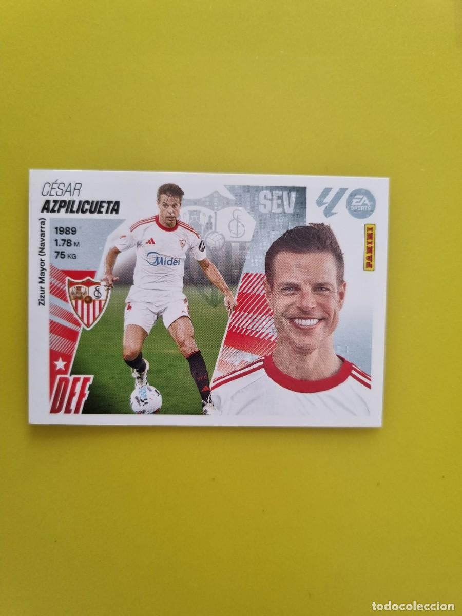 Cromos de f&uacute;tbol: CROMO LIGA ESTE 25 26 2025 2026 NUNCA PEGADO SIN PEGAR AZPILICUETA SEVILLA N&ordm;10 COLOCA AR826