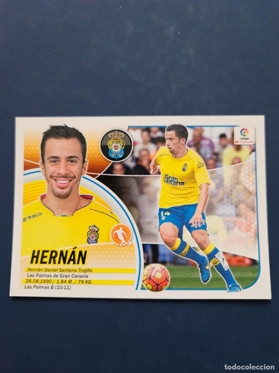 Cromos de f&uacute;tbol: N&ordm; 9 HERNAN LAS PALMAS LOGO NUEVO LIGA ESTE 16 17 2016 2017 SIN PEGAR NUNCA PEGADO