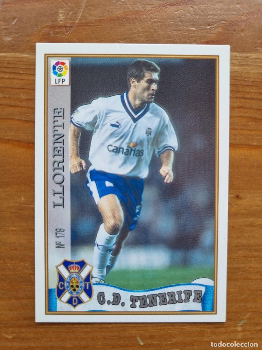Cromos de Futebol: 178 LLORENTE (CD Tenerife). Las Fichas de la Liga 1997 1998 97 98 (Mundicromo)