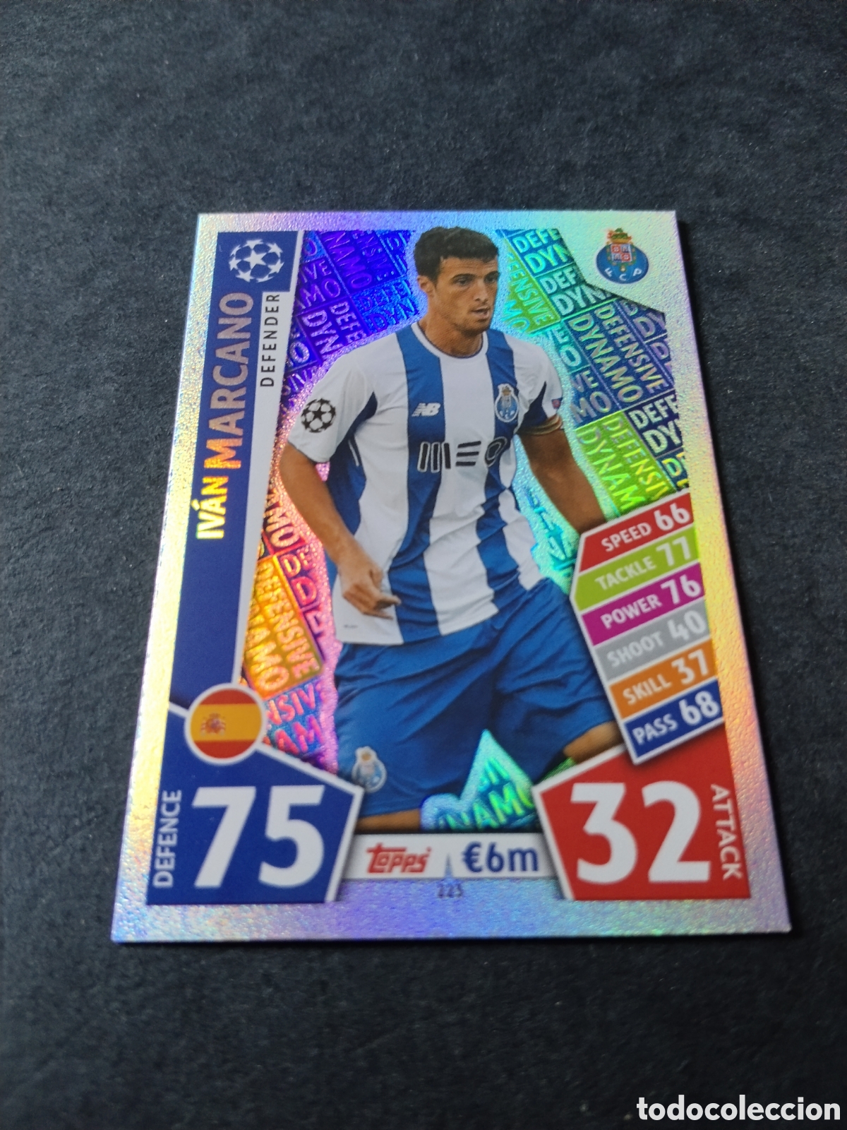 Cromos de Futebol: Cromo Futbol Topps Match Attax , Ueffa Champions Legue, Iv&aacute;n Marcano