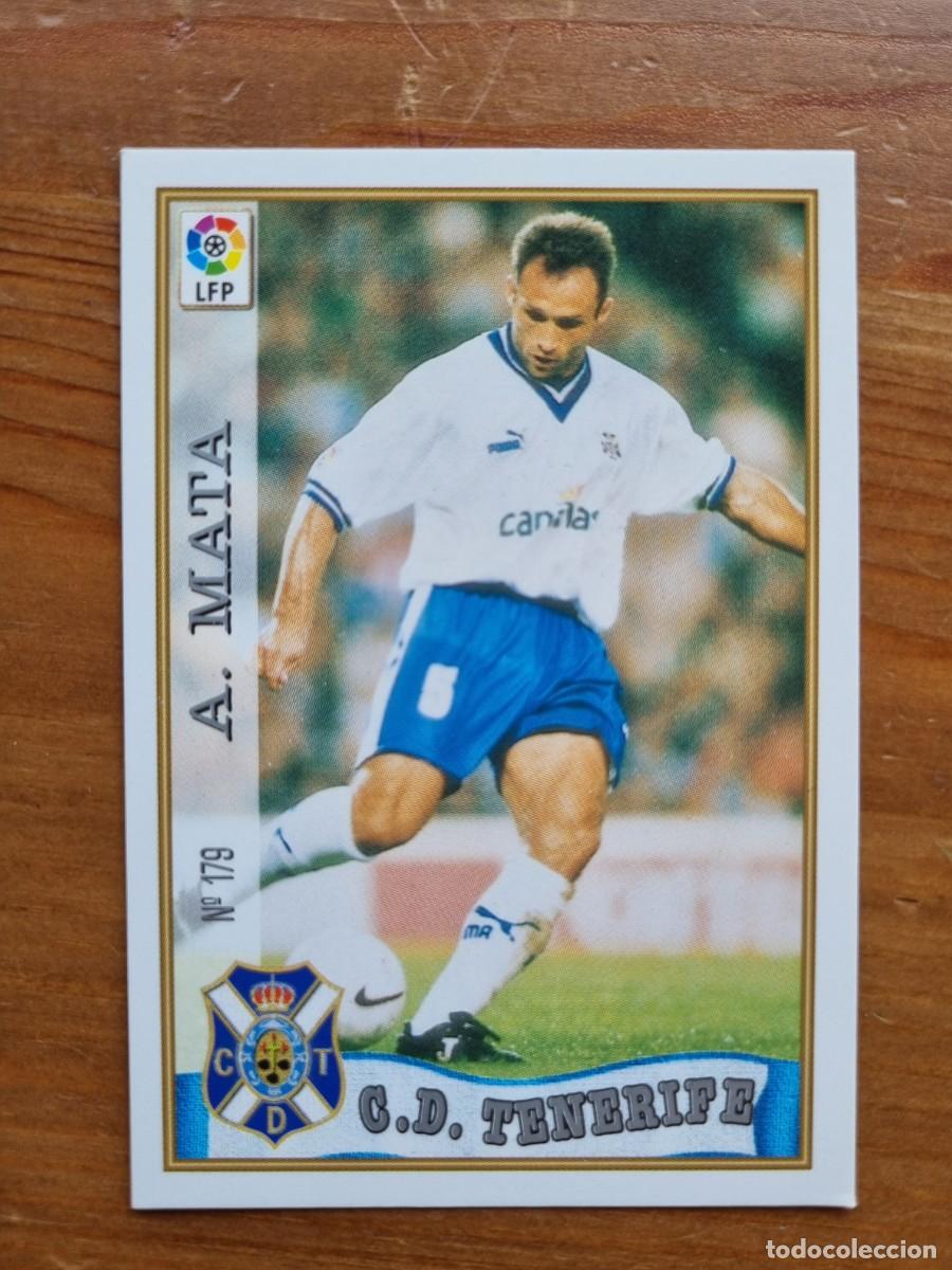 Cromos de Futebol: 179 ANTONIO MATA (CD Tenerife). Las Fichas de la Liga 1997 1998 97 98 (Mundicromo)