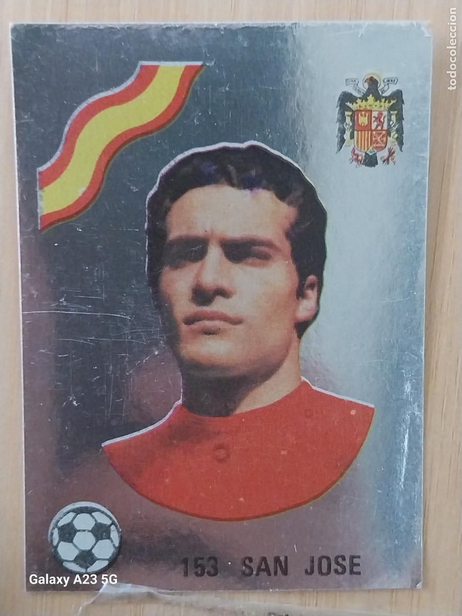 Cromos de Futebol: SAN JOSE ***** ESPA&Ntilde;A ED MAGA LIGA 1978 78 79 CROMO PLATEADO 153 SIN PEGAR NUNCA ORIGINAL