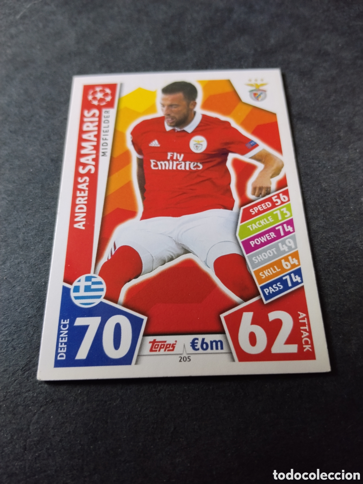 Cromos de Futebol: Cromo Futbol Topps Match Attax , Ueffa Champions Legue, Andreas Samari