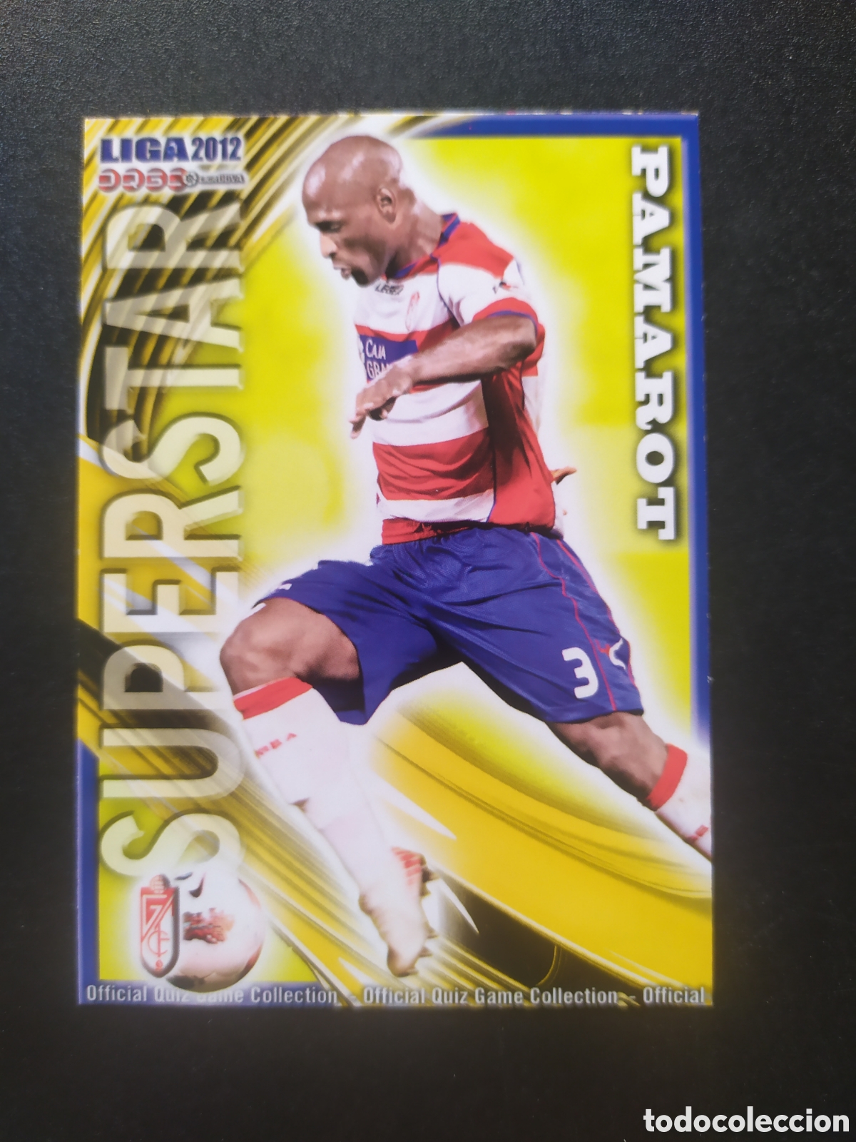 Cromos de Futebol: Mundicromo fichas Liga 2011 2012 11 12 Pamarot superstar mate n&deg; 536 Granada