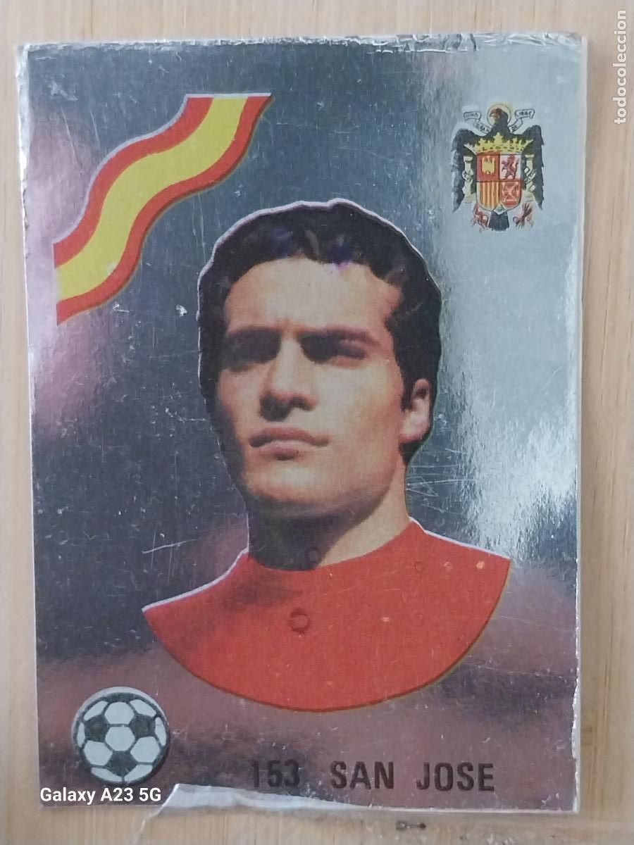Cromos de Futebol: SAN JOSE **** ESPA&Ntilde;A ED MAGA LIGA 1978 78 79 CROMO PLATEADO 153 SIN PEGAR NUNCA ORIGINAL