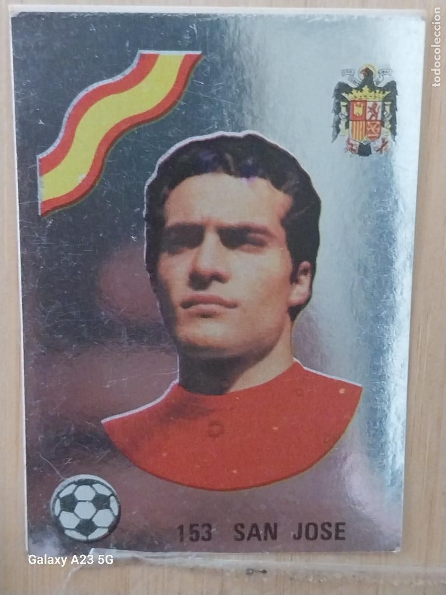 Cromos de Futebol: SAN JOSE *** ESPA&Ntilde;A ED MAGA LIGA 1978 78 79 CROMO PLATEADO 153 SIN PEGAR NUNCA ORIGINAL