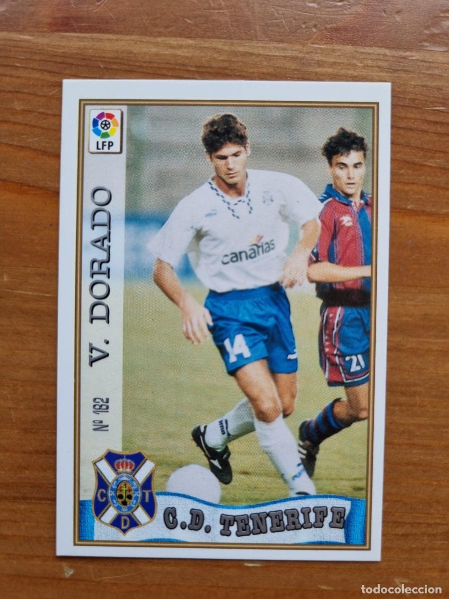 Cromos de f&uacute;tbol: 182 VIVAR DORADO (CD Tenerife). Las Fichas de la Liga 1997 1998 97 98 (Mundicromo)