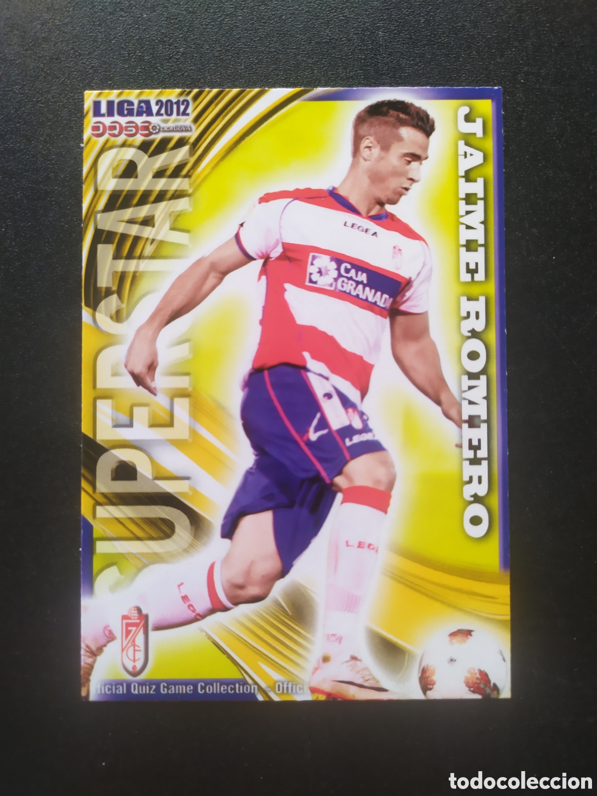 Cromos de f&uacute;tbol: Mundicromo fichas Liga 2011 2012 11 12 Jaime Romero superstar mate n&deg; 539 Granada