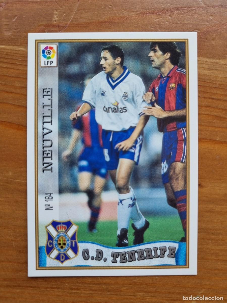 Cromos de f&uacute;tbol: 184 NEUVILLE (CD Tenerife). Las Fichas de la Liga 1997 1998 97 98 (Mundicromo)