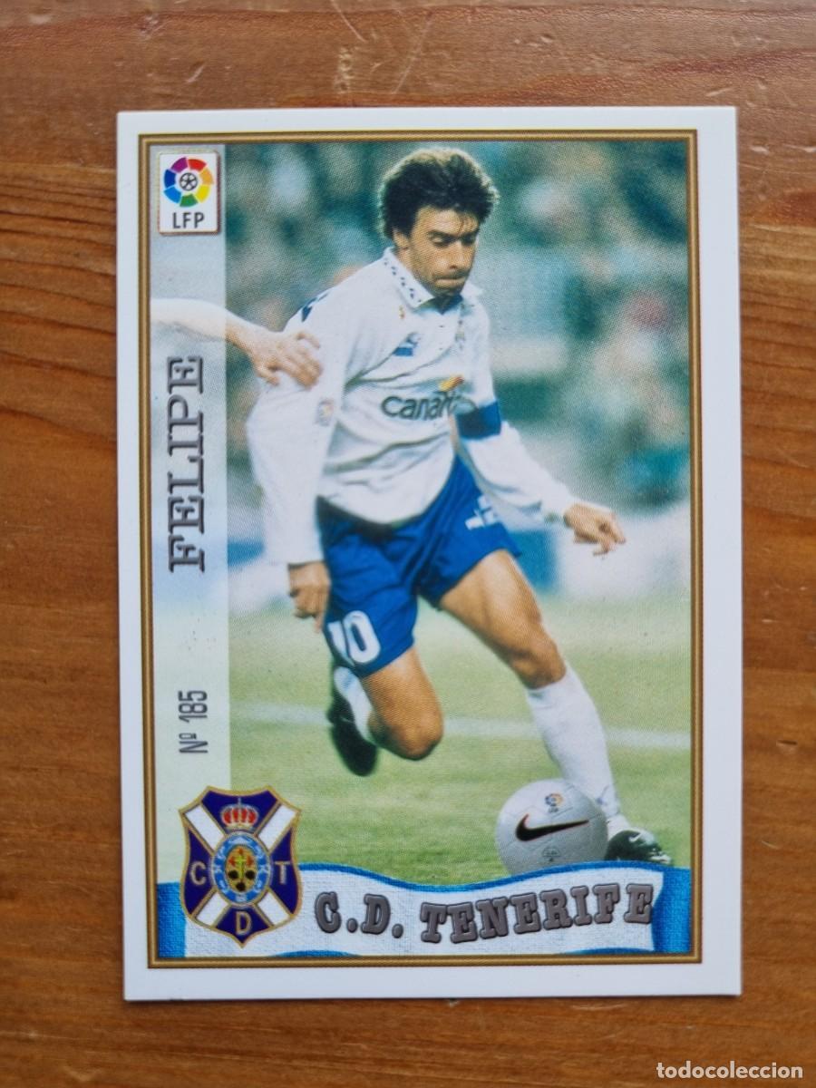Cromos de f&uacute;tbol: 185 FELIPE (CD Tenerife). Las Fichas de la Liga 1997 1998 97 98 (Mundicromo)