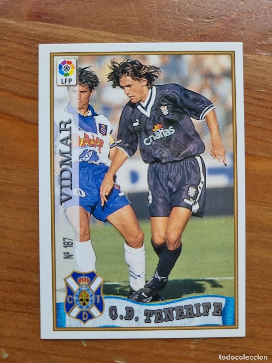 Cromos de f&uacute;tbol: 187 VIDMAR (CD Tenerife). Las Fichas de la Liga 1997 1998 97 98 (Mundicromo)