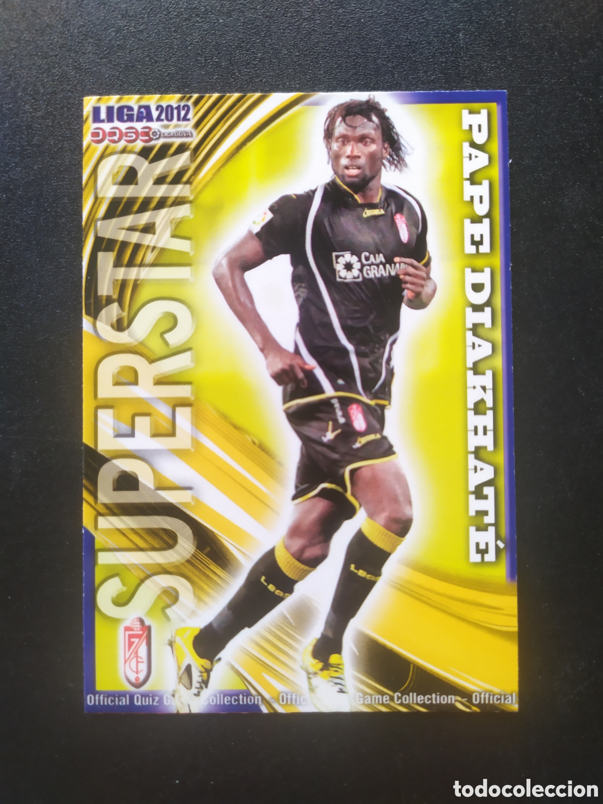 Cromos de f&uacute;tbol: Mundicromo fichas Liga 2011 2012 11 12 Pape Diakhate superstar mate n&deg; 540 Granada