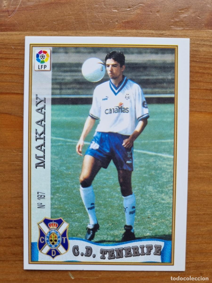 Cromos de f&uacute;tbol: 187 MAKAAY (CD Tenerife). Las Fichas de la Liga 1997 1998 97 98 (Mundicromo)