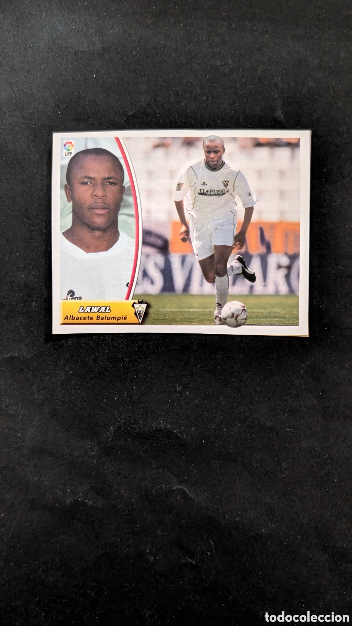 Cromos de f&uacute;tbol: LAWAL ALBACETE LIGA ESTE 2003/04 03 04 RECORTADO