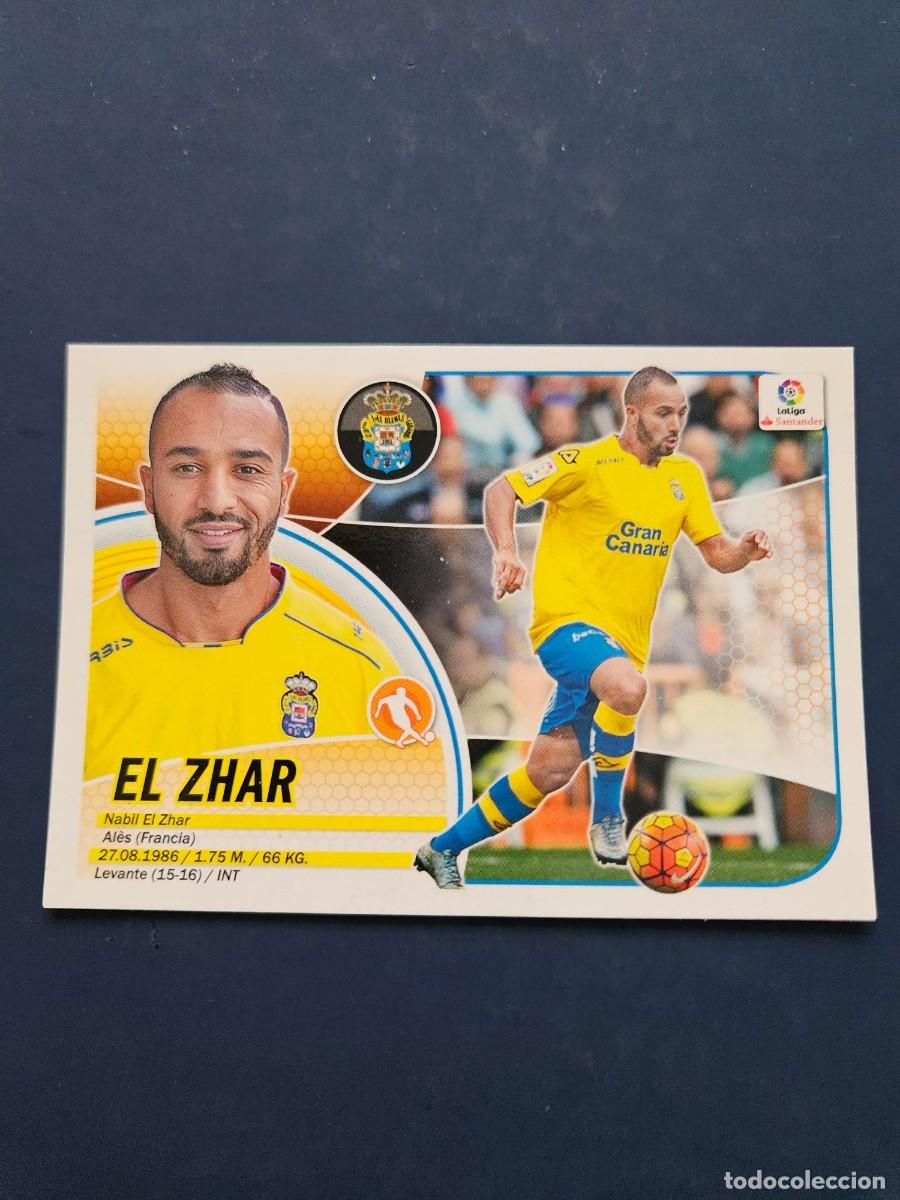Cromos de f&uacute;tbol: N&ordm; 12 EL ZHAR LAS PALMAS LOGO NUEVO LIGA ESTE 16 17 2016 2017 SIN PEGAR NUNCA PEGADO
