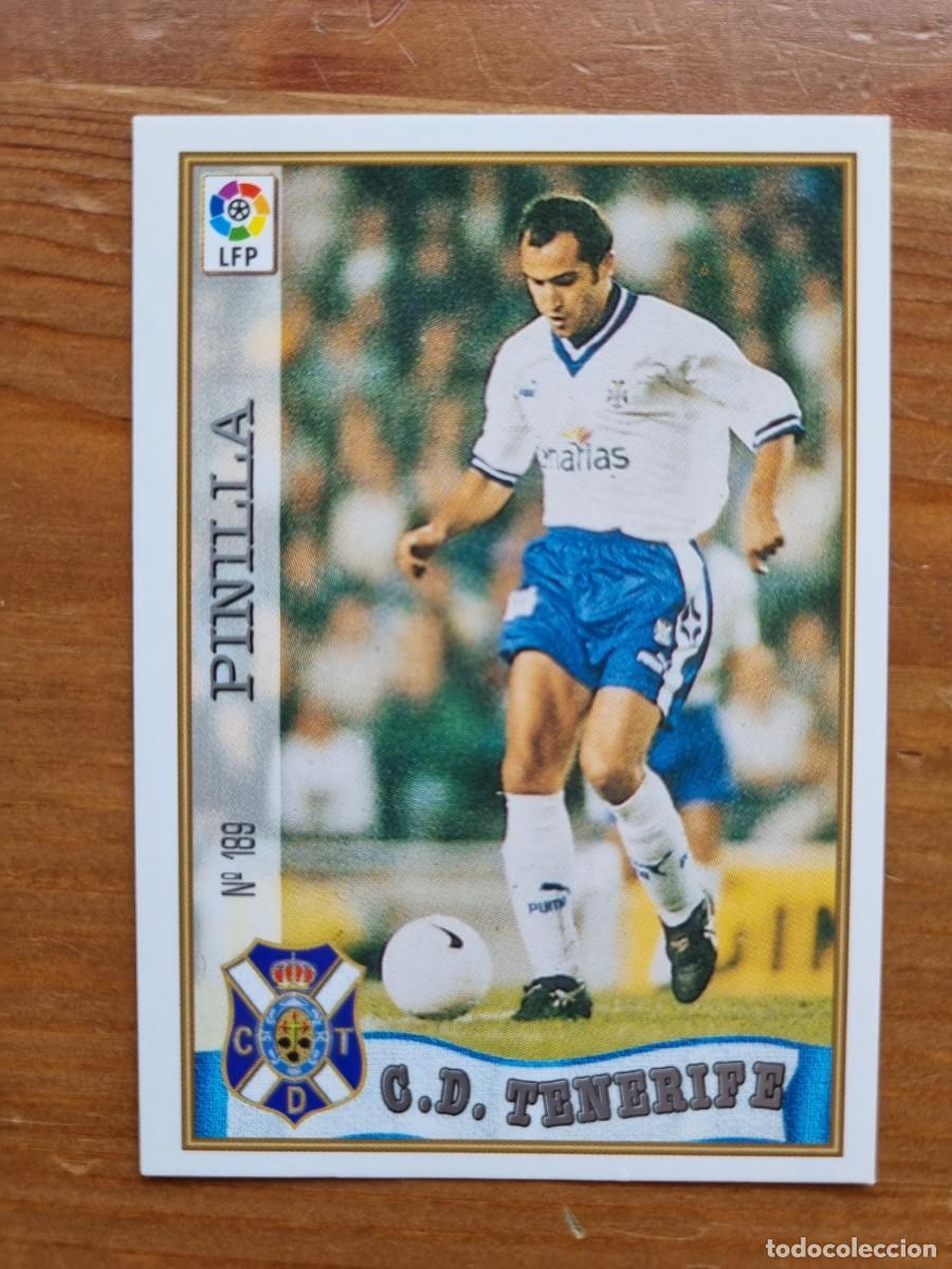 Cromos de f&uacute;tbol: 189 PINILLA (CD Tenerife). Las Fichas de la Liga 1997 1998 97 98 (Mundicromo)