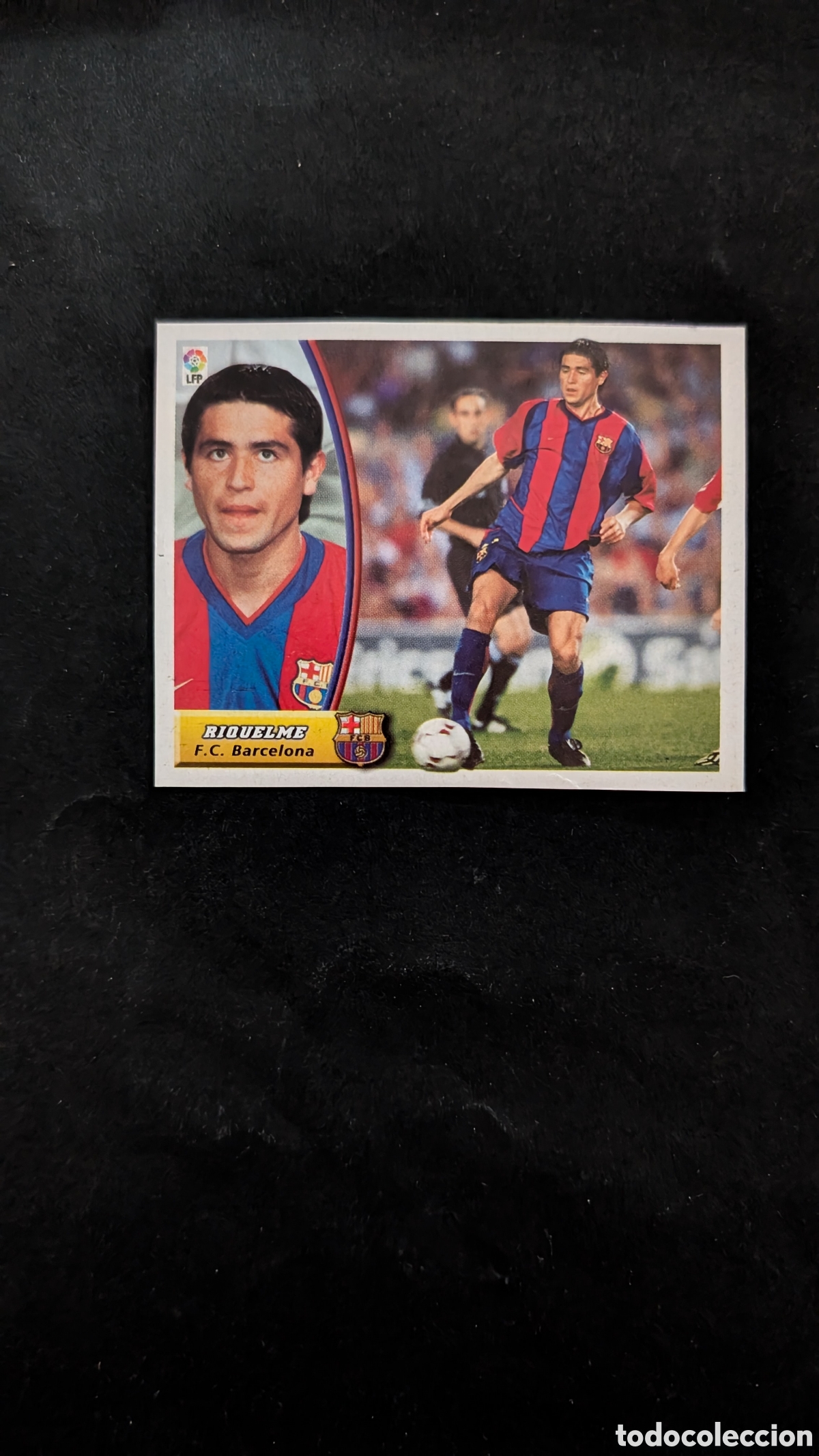 Cromos de f&uacute;tbol: RIQUELME BARCELONA BAJA LIGA ESTE 2003/04 03 04 RECORTADO