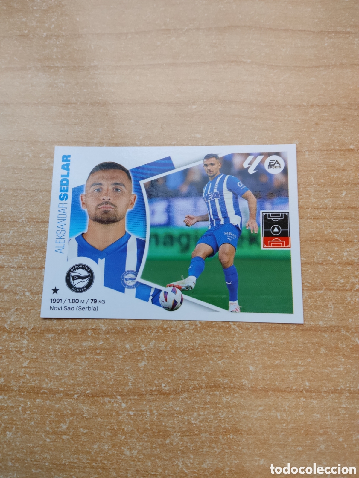 Cromos de f&uacute;tbol: 7 SEDLAR ALAVES LIGA ESTE 2024 2025