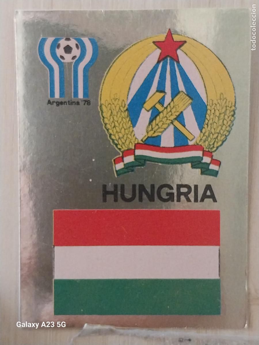 Cromos de f&uacute;tbol: HUNGRIA ED MAGA LIGA 1978 78 79 CROMO DORADO 9 SIN PEGAR NUNCA ORIGINAL ARGENTINA 78