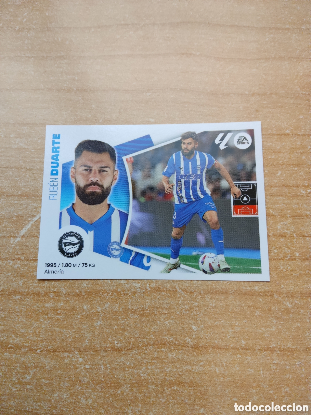 Cromos de f&uacute;tbol: 9 DUARTE ALAVES LIGA ESTE 2024 2025