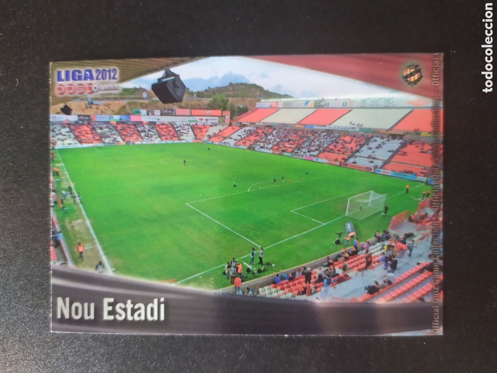 Cromos de f&uacute;tbol: Mundicromo fichas Liga 2011 2012 11 12 Nou Estadi brillo liso n&deg; 1070 Gimnastic
