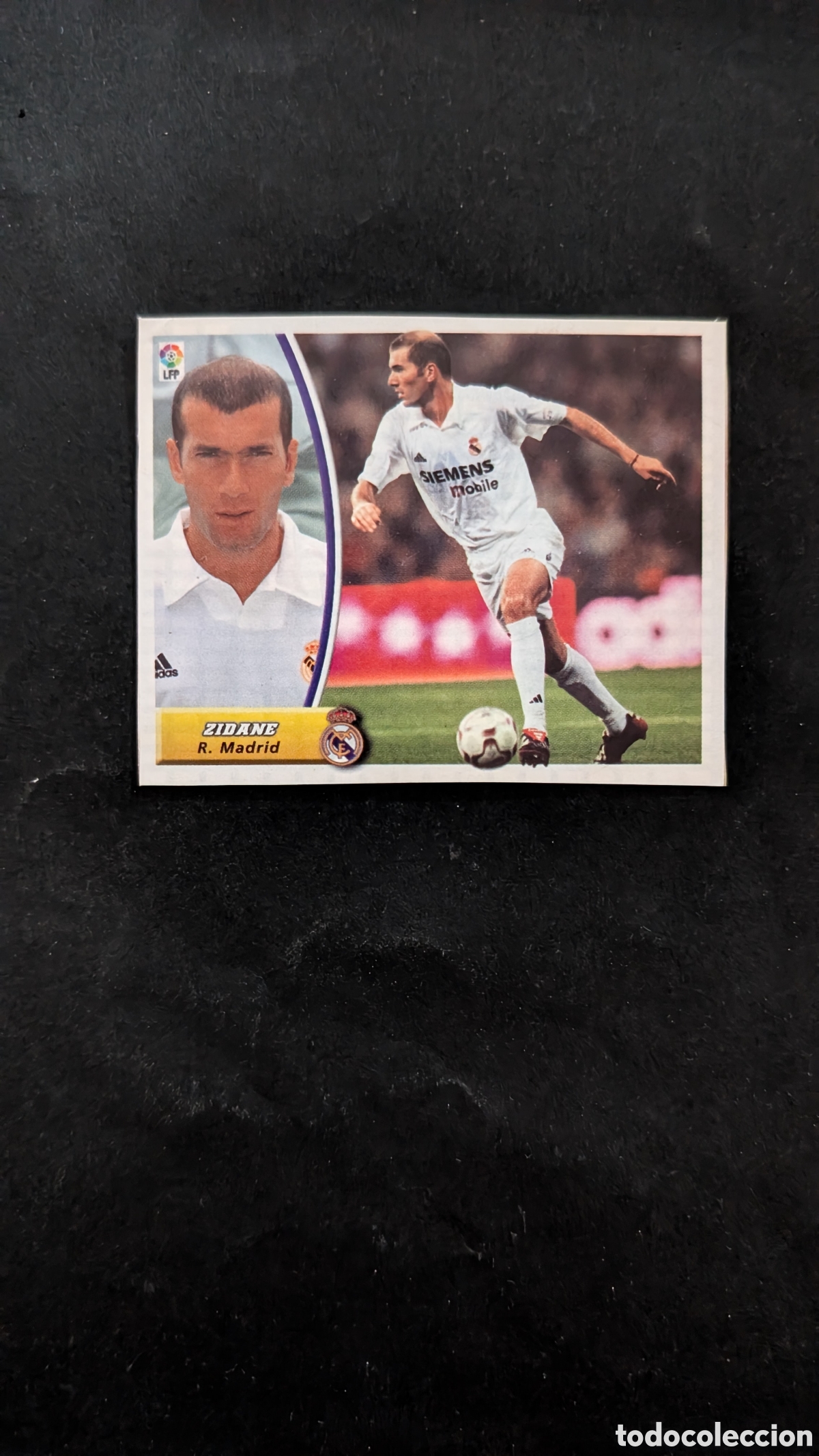 Cromos de f&uacute;tbol: ZIDANE REAL MADRID LIGA ESTE 2003/04 03 04 RECORTADO