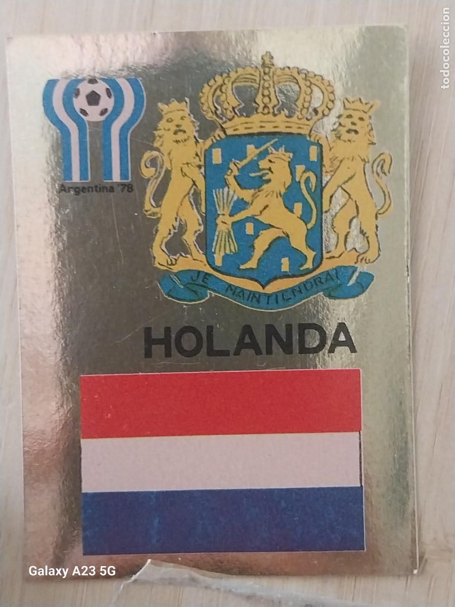 Cromos de f&uacute;tbol: HOLANDA *-* ED MAGA LIGA 1978 78 79 CROMO DORADO 8 SIN PEGAR NUNCA ORIGINAL ARGENTINA 78