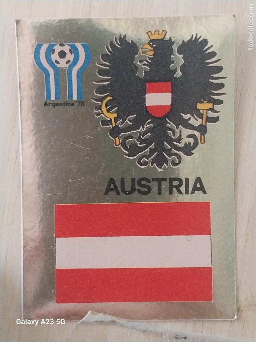 Cromos de f&uacute;tbol: AUSTRIA *--* ED MAGA LIGA 1978 78 79 CROMO DORADO 3 SIN PEGAR NUNCA ORIGINAL ARGENTINA 78