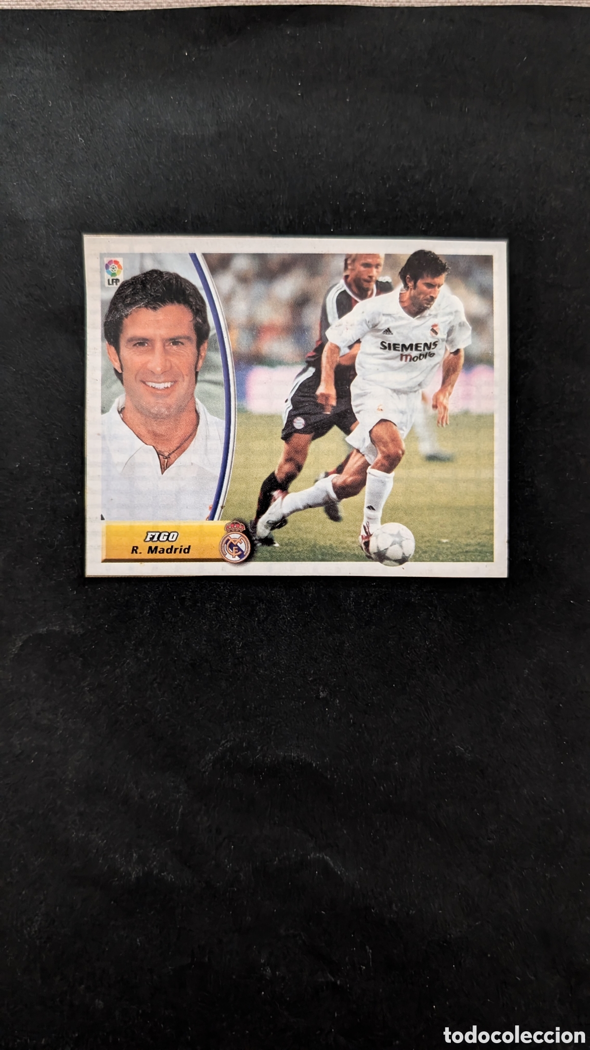 Cromos de f&uacute;tbol: FIGO REAL MADRID LIGA ESTE 2003/04 03 04 RECORTADO