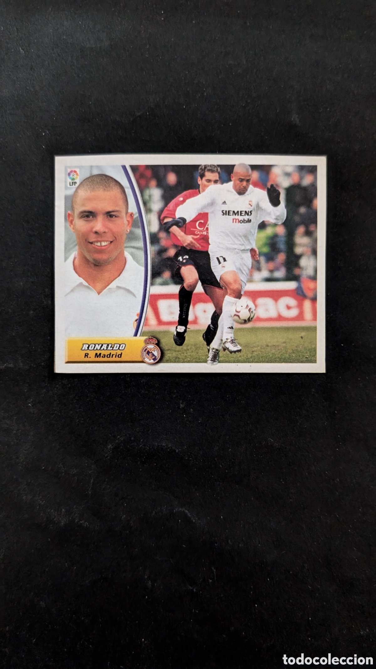 Cromos de f&uacute;tbol: RONALDO REAL MADRID LIGA ESTE 2003/04 03 04 RECORTADO