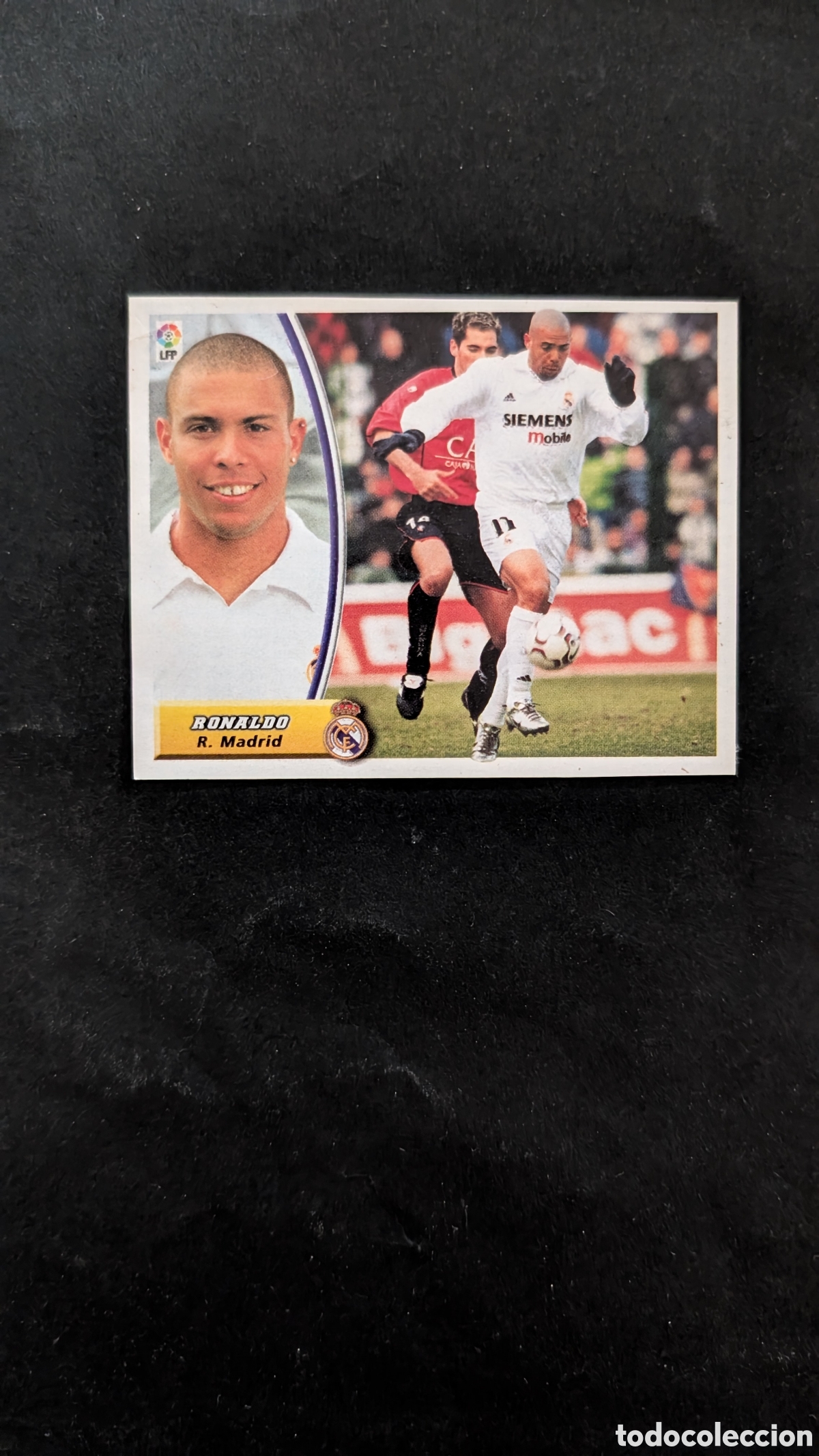Cromos de f&uacute;tbol: RONALDO REAL MADRID LIGA ESTE 2003/04 03 04 RECORTADO
