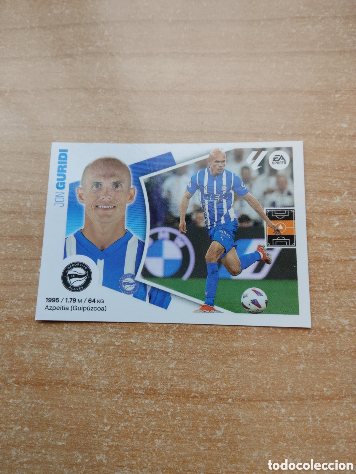 Cromos de f&uacute;tbol: 14 GURIDI ALAVES LIGA ESTE 2024 2025