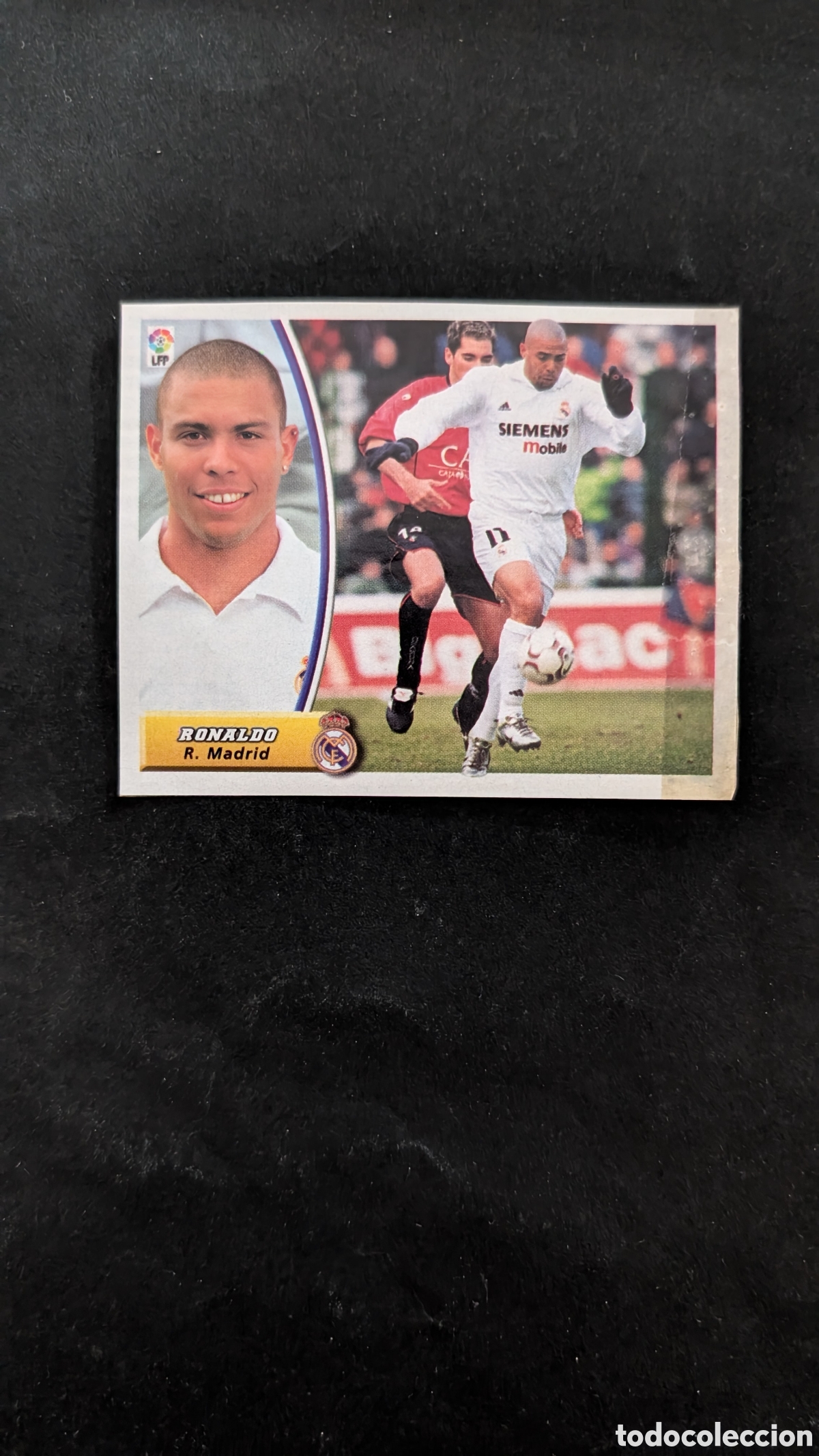 Cromos de f&uacute;tbol: RONALDO REAL MADRID LIGA ESTE 2003/04 03 04 RECORTADO