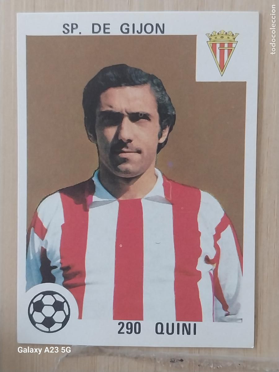 Cromos de f&uacute;tbol: QUINI GIJON *--* ED MAGA LIGA 1978 78 79 CROMO 290 SIN PEGAR NUNCA ORIGINAL ARGENTINA 78