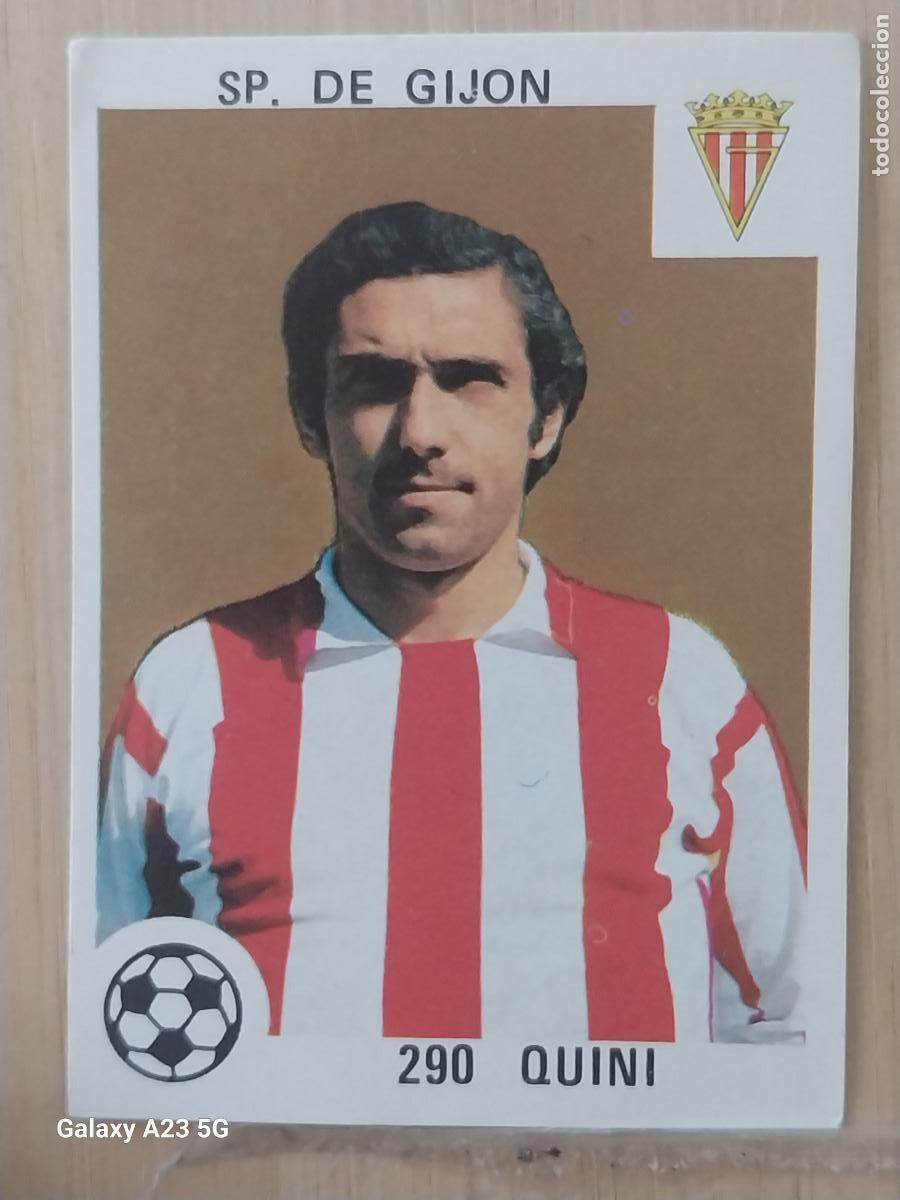 Cromos de f&uacute;tbol: QUINI GIJON *-**-* ED MAGA LIGA 1978 78 79 CROMO 290 SIN PEGAR NUNCA ORIGINAL ARGENTINA 78
