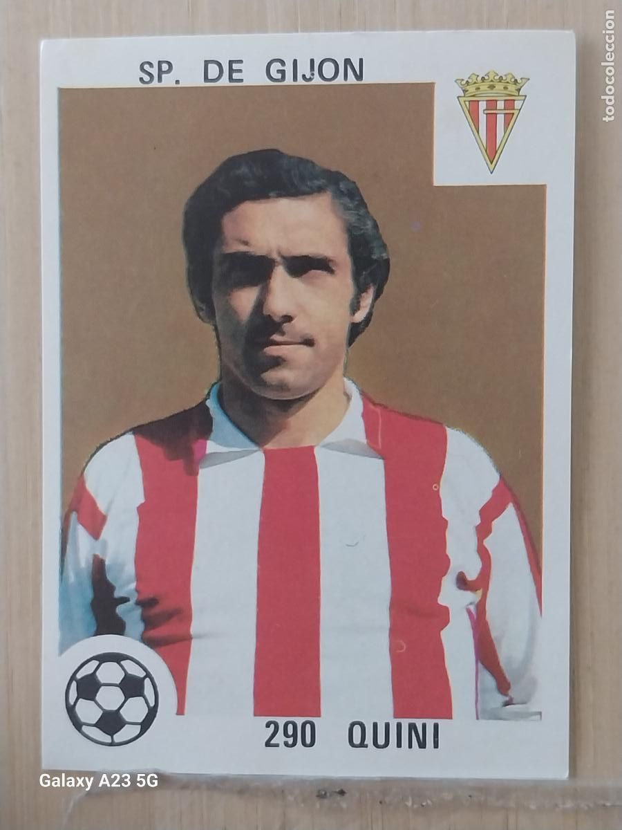 Cromos de f&uacute;tbol: QUINI GIJON *-*-* ED MAGA LIGA 1978 78 79 CROMO 290 SIN PEGAR NUNCA ORIGINAL ARGENTINA 78