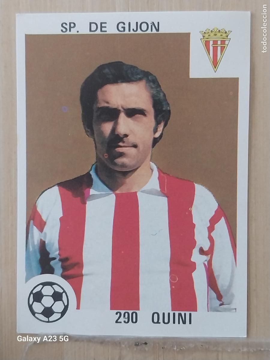 Cromos de f&uacute;tbol: QUINI GIJON *-** ED MAGA LIGA 1978 78 79 CROMO 290 SIN PEGAR NUNCA ORIGINAL ARGENTINA 78