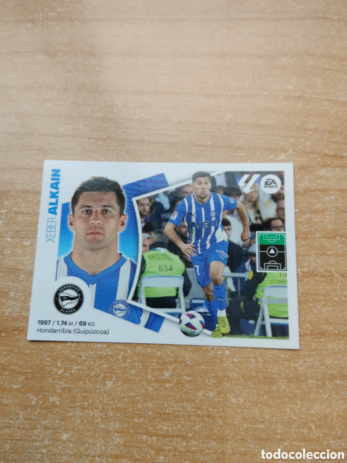 Cromos de f&uacute;tbol: 18 ALKAIN ALAVES LIGA ESTE 2024 2025