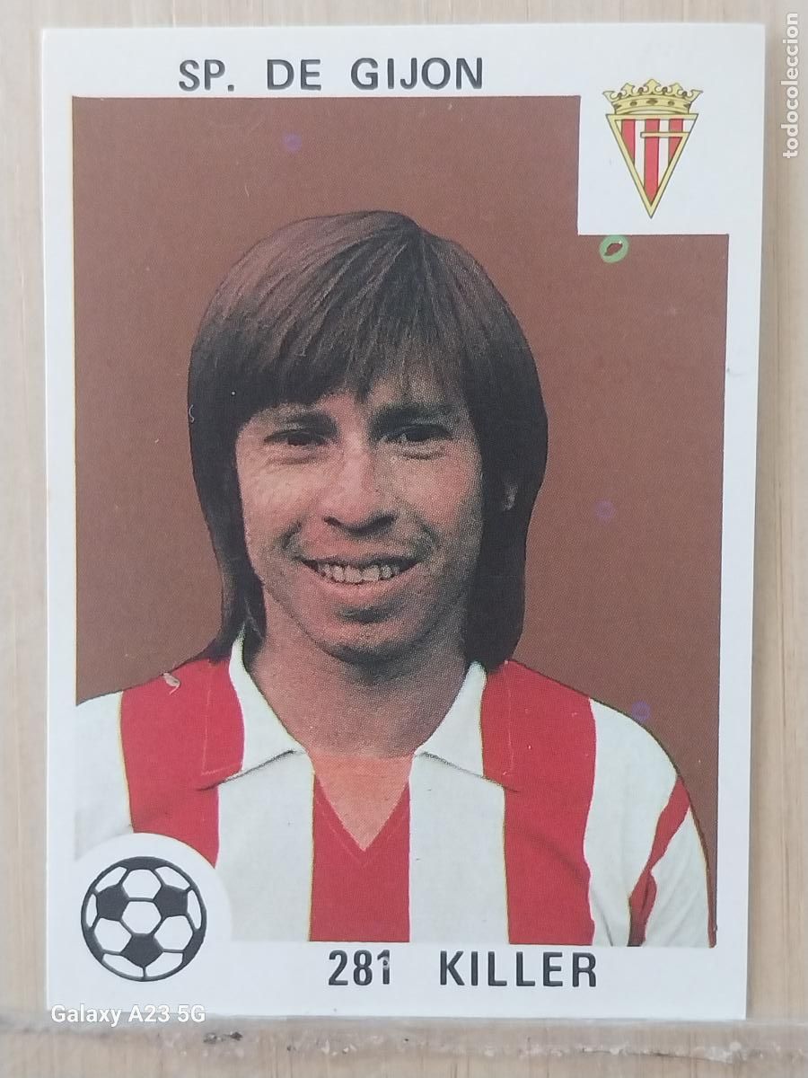 Cromos de f&uacute;tbol: KILLER GIJON *-** ED MAGA LIGA 1978 78 79 CROMO 281 SIN PEGAR NUNCA ORIGINAL ARGENTINA 78