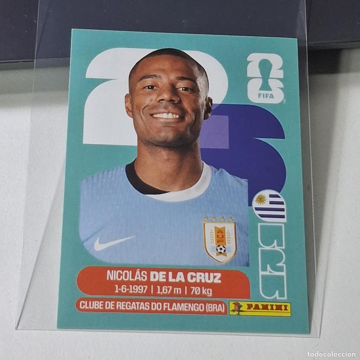 Fu&szlig;ball-Sticker: B50 URU15 NICOL&Aacute;S DE LA CRUZ 15 URUGUAY URU MUNDIAL FIFA WORLD CUP 2026 STICKER PANINI