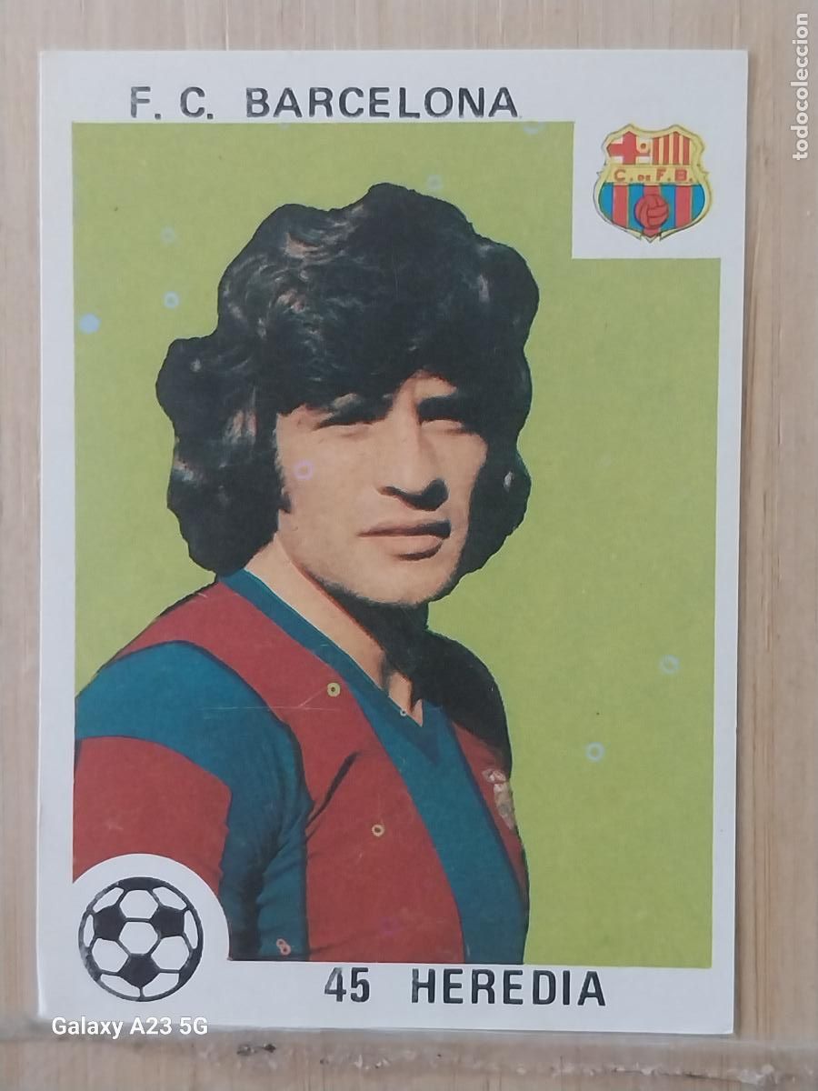 Cromos de Futebol: HEREDIA BARCELONA *-** ED MAGA LIGA 1978 78 79 CROMO 45 SIN PEGAR NUNCA ORIGINAL ARGENTINA 78