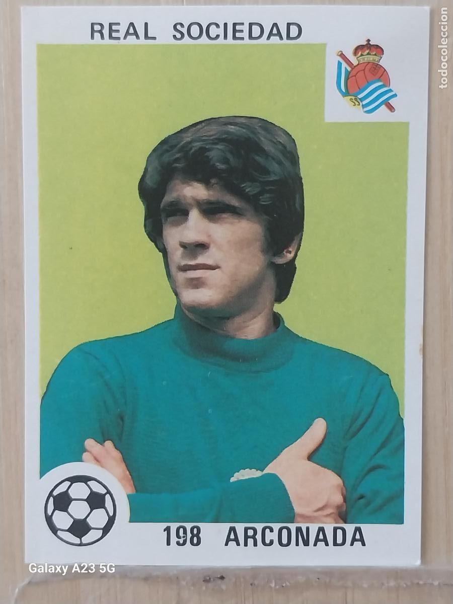 Cromos de Futebol: ARCONADA REAL SOCIEDAD *-** ED MAGA LIGA 1978 78 79 CROMO 198 SIN PEGAR NUNCA ORIGINAL ARGENTINA 78