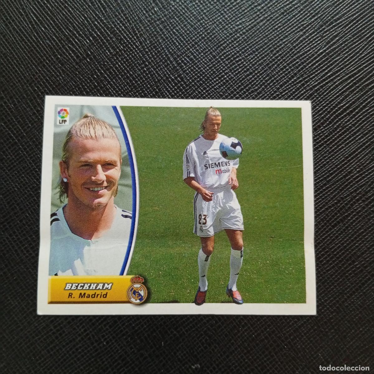 Cromos de Futebol: BECKHAM REAL MADRID ESTE 2003 2004 CROMO FUTBOL 03 04 - SIN PEGAR - A16 PG361 VERSION LEER