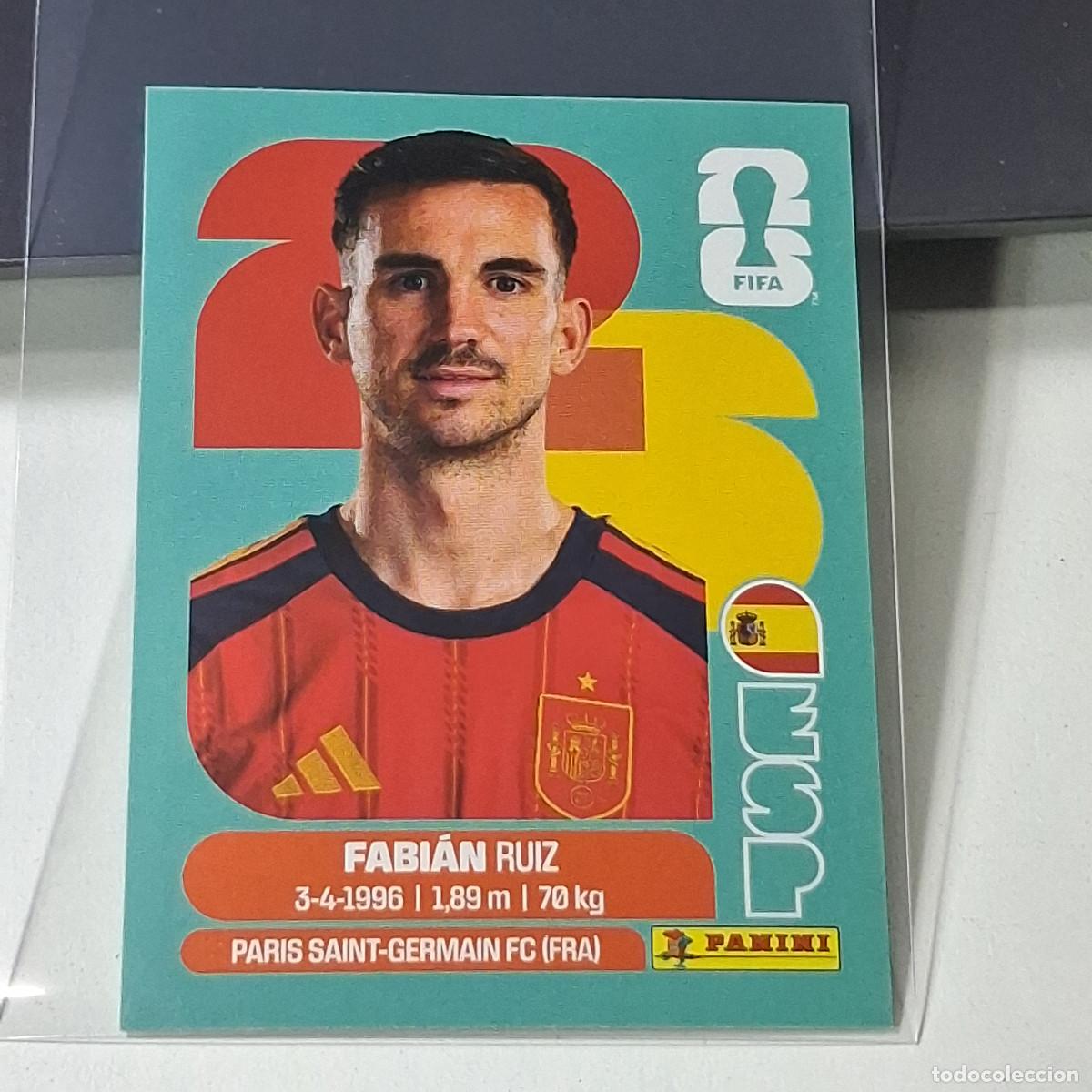 Cromos de Futebol: B50 ESP12 FABI&Aacute;N RUIZ 12 ESPA&Ntilde;A SPAIN ESP MUNDIAL FIFA WORLD CUP 2026 STICKER PANINI