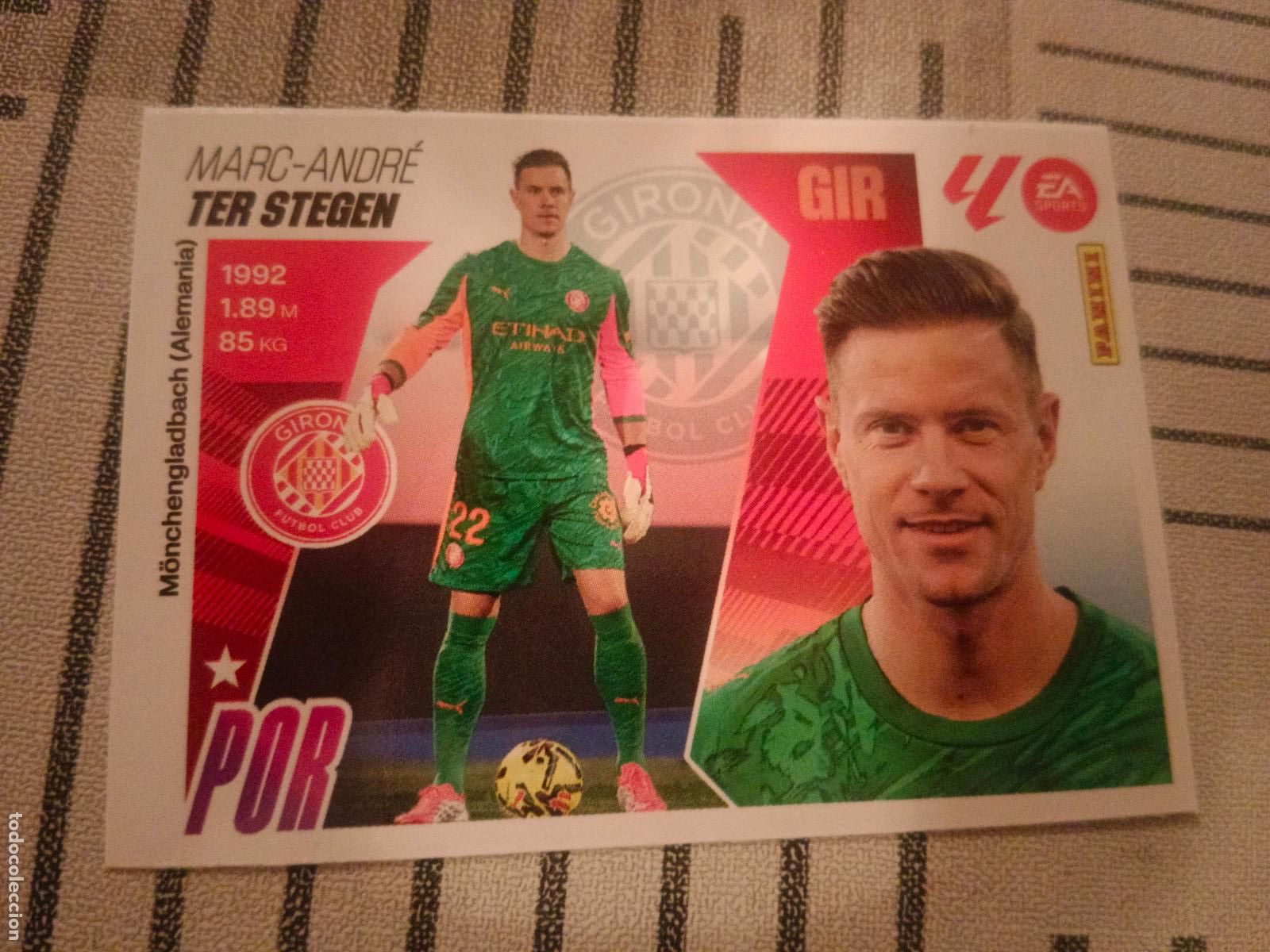 Cromos de Futebol: 2025 2026 25 26 FICHAJE - MERCADO DE INVIERNO - N&ordm; 19 TER STEGEN - GIRONA - PANINI