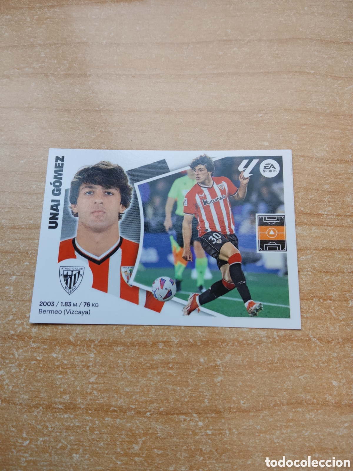 Cromos de Futebol: 13 UNAI GOMEZ ATHLETIC CLUB LIGA ESTE 2024 2025