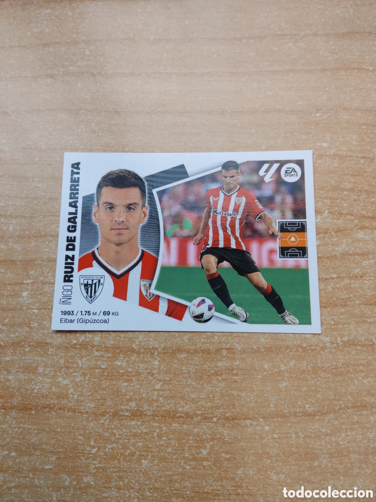 Cartes &agrave; collectionner de Football: 15 RUIZ DE GALARRETA ATHLETIC CLUB LIGA ESTE 2024 2025