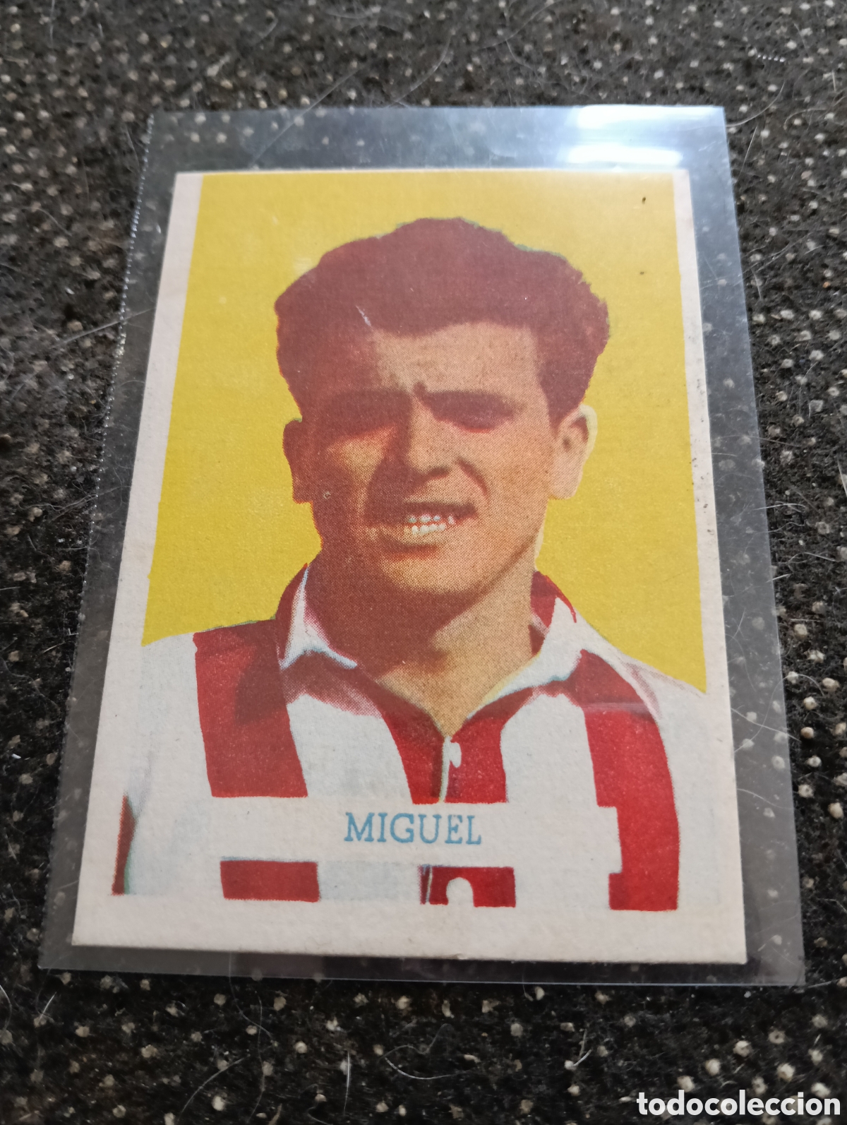 Cromos de Futebol: Cromo futbol MIGUEL Atl&eacute;tico de Madrid a&ntilde;os 50, Chocolates Torras