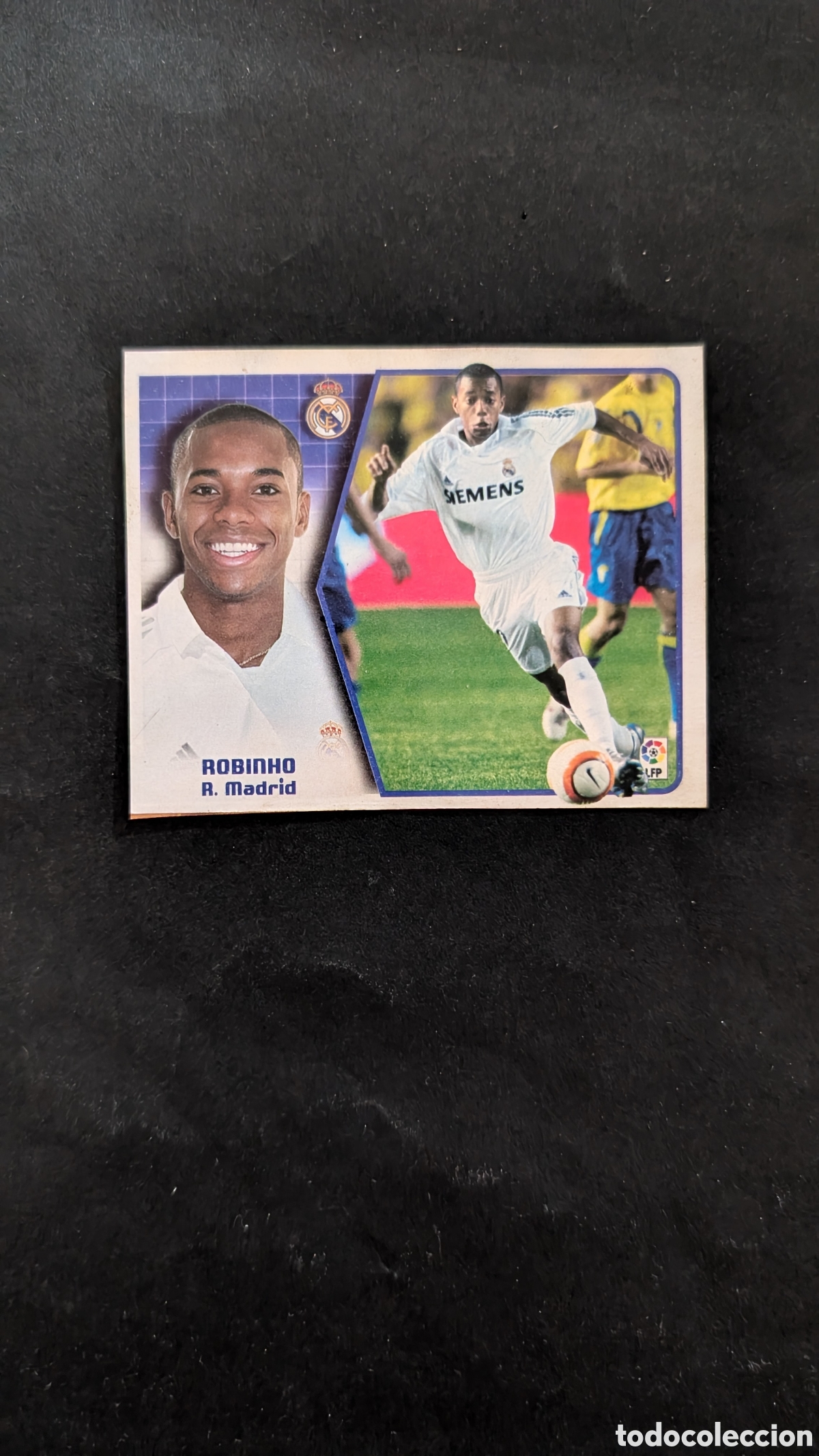 Figurine di Calcio: ROBINHO VERSION REAL MADRID FICHAJE 24 LIGA ESTE 2005/06 05 06 RECORTADO