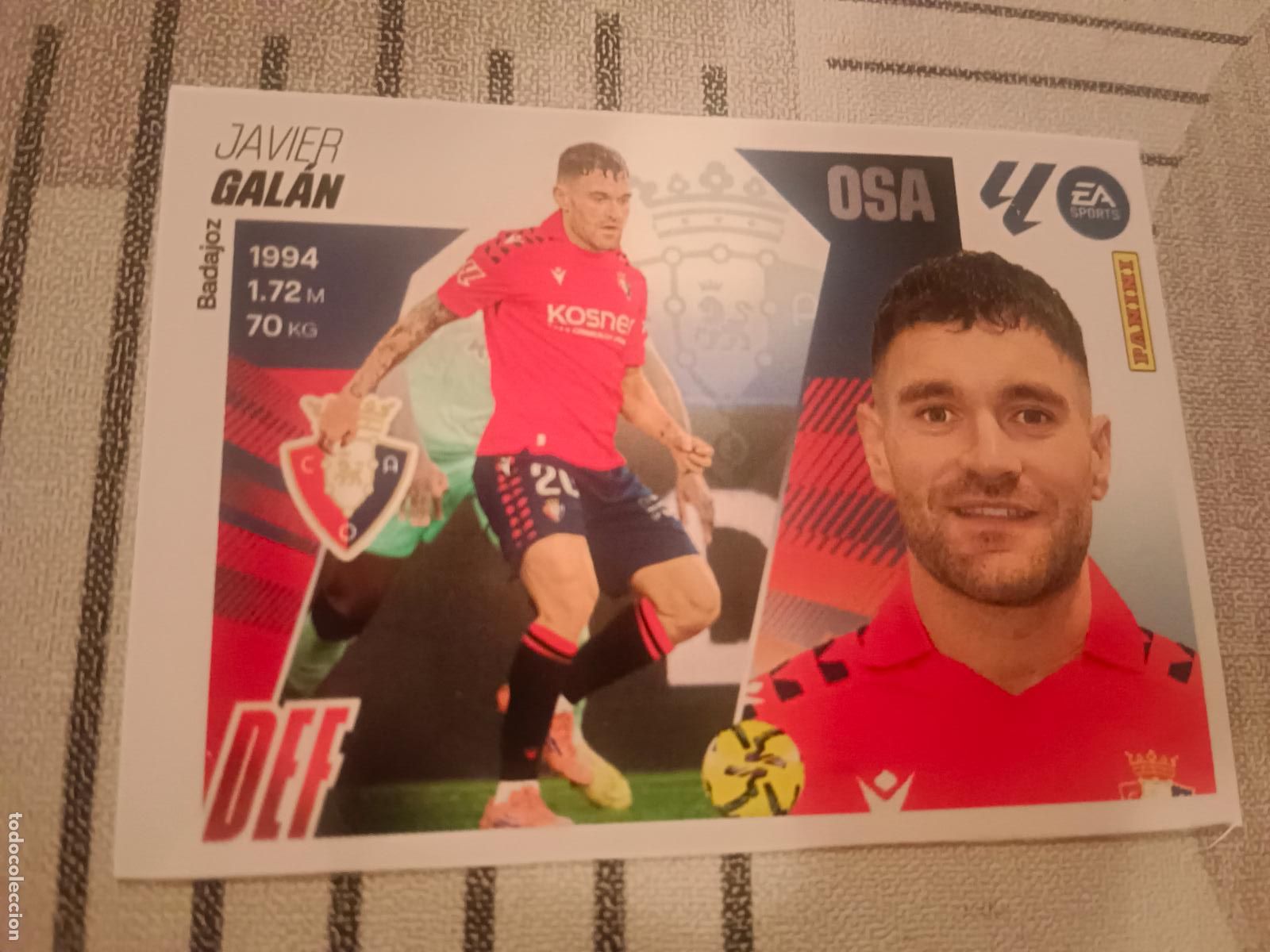 Figurine di Calcio: 2025 2026 25 26 FICHAJE - MERCADO DE INVIERNO - N&ordm; 24 GALAN - OSASUNA - PANINI